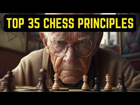 35 Vital Chess Principles | Opening, Middlegame, and Endgame Principles - Chess Strategy and Ideas thumbnail