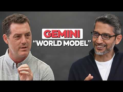 Google CEO Sundar Pichai on Gemini, Self-improving AI, and World Models thumbnail