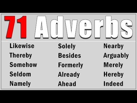 From Good to Great: 71 Adverbs for IELTS, TOEFL & PTE Excellence thumbnail