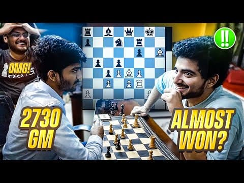 Never underestimate Samay Raina! | Samay vs Super GM Gukesh (2730) thumbnail