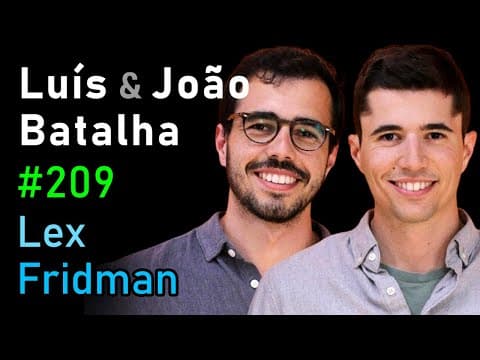 Luís and João Batalha: Fermat's Library and the Art of Studying Papers | Lex Fridman Podcast #209 thumbnail