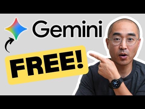 6 FREE Things You Won't Believe Google Gemini Can Do! thumbnail