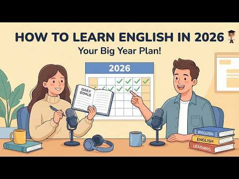 How to Learn English in 2026 | Best Study Plan for Beginners | English Podcast thumbnail