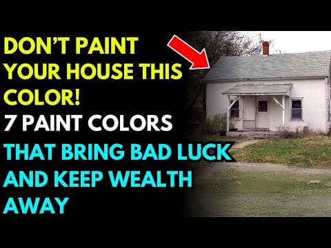 Don’t Choose Randomly! 7 House Paint Colors That Bring Bad Luck and Block Wealth thumbnail