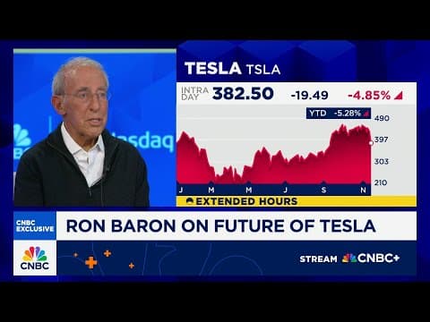 Ron Baron: I don't expect to sell my personal Tesla or SpaceX shares in my lifetime thumbnail