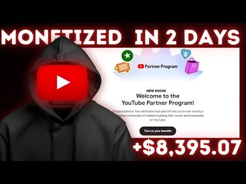 HOW WE GOT Monetized in 48 HOURS | COPY & PASTE METHOD thumbnail