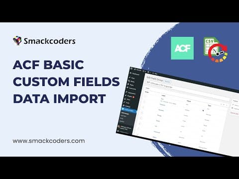Import ACF Custom Fields Data in WordPress with Just a CSV File thumbnail