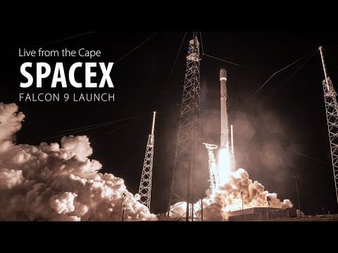 Watch live as SpaceX launches a communications satellite for Arabsat thumbnail
