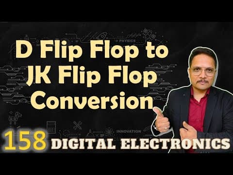 D Flip Flop to JK Flip Flop Conversion: Designing, Steps, and Circuit thumbnail