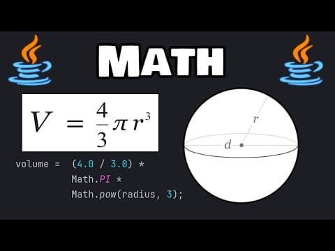 The Java Math class + exercises! 📐 thumbnail