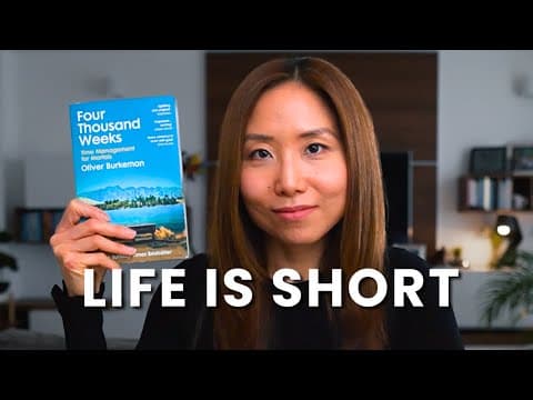 This Book Changed How I See Time Forever | Four Thousand Weeks Book Summary thumbnail
