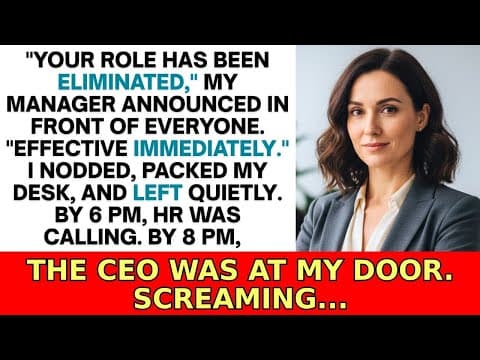 My Boss Told Me Your Position No Longer Exists - But HR Called Me 6 Hours Later Screaming thumbnail