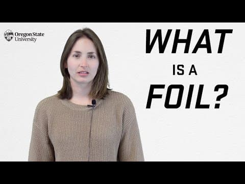 "What is a Foil?": A Literary Guide for English Students and Teachers thumbnail