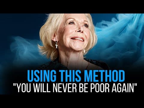 Louise Hay: USING THIS METHOD "You Will Never be Poor Again" - Abundance Affirmations thumbnail