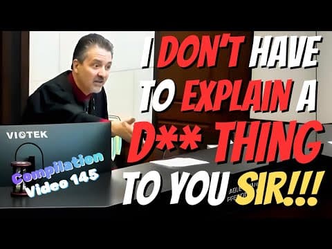 Sovereign Citizen Claims NO ONE Has Power OVER ME In Court thumbnail