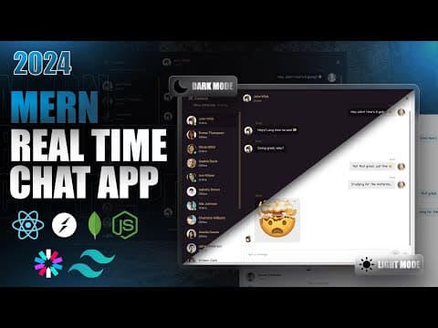 MERN Stack Project: Realtime Chat App Tutorial - React.js & Socket.io thumbnail