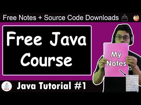 Introduction to Java + Installing Java JDK and IntelliJ IDEA for Java thumbnail