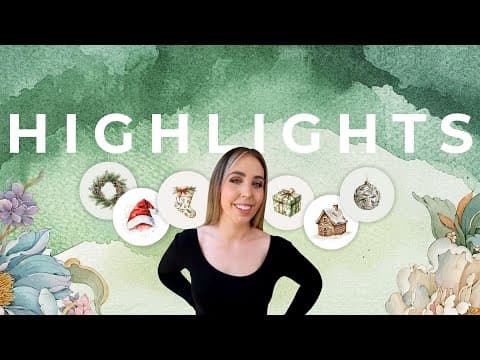 Design a Digital Product with me in Canva - Christmas Instagram Highlights thumbnail