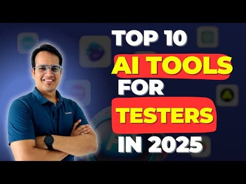 Top 10 AI Tools for Software Testers in 2025 | AI in Software Testing thumbnail