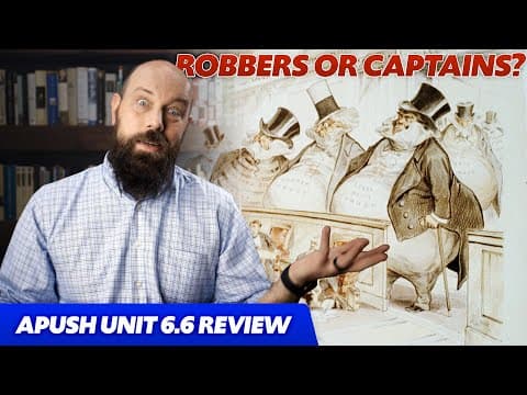 The Rise of INDUSTRIAL CAPITALISM [APUSH Review Unit 6 Topic 6] Period 6: 1865-1898 thumbnail
