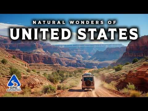 WONDERS OF USA | 50 Most Beautiful Natural Places in the United States | 4K Travel Guide thumbnail