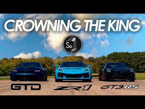 Corvette ZR1 vs Mustang GTD vs Porsche 911 GT3RS | Lap Times, Dyno and More thumbnail