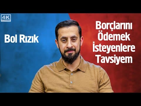 Bol Rızık Ve Borçlarını Ödemek İsteyenlere Tavsiyem - Hırs @Mehmedyildiz thumbnail