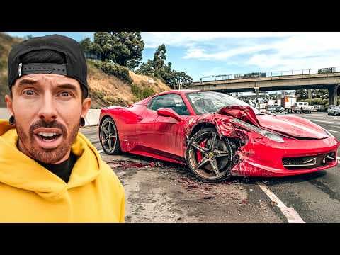 I BOUGHT THE CHEAPEST FERRARI 458 THEN ATTEMPTED TO REBUILD IT IN 7 DAYS thumbnail
