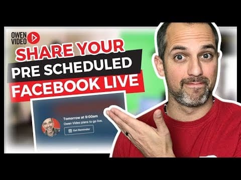 How to Share Your Facebook Live Link Outside of Facebook - Facebook Live Tutorial thumbnail
