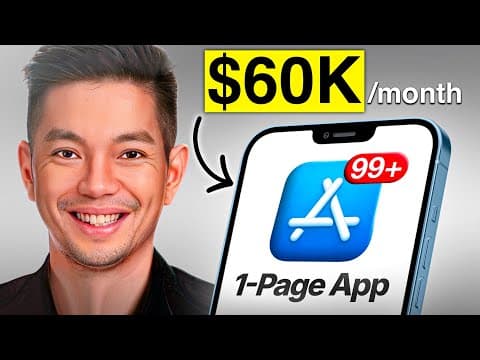 How I'd Build a "1 PAGE" App Making $60,000/Month thumbnail