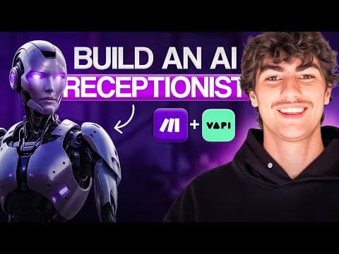 Build a $10,000 AI Receptionist in 25 Minutes | Vapi x Make Tutorial thumbnail