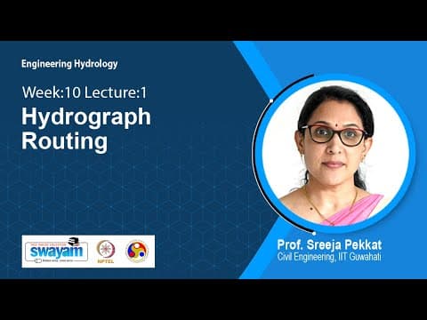 Lec 66: Hydrograph Routing thumbnail