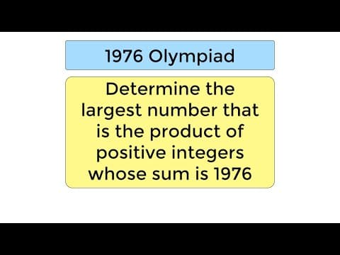 A legendary question with a surprising answer thumbnail
