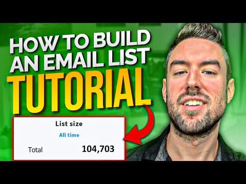 How To Build Email List For Affiliate Marketing in 2023! [Step by Step] thumbnail