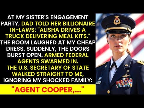 "She Delivers Meal Kits In A Van!" Dad Laughed. Then The Secretary Of State Walked In And... thumbnail