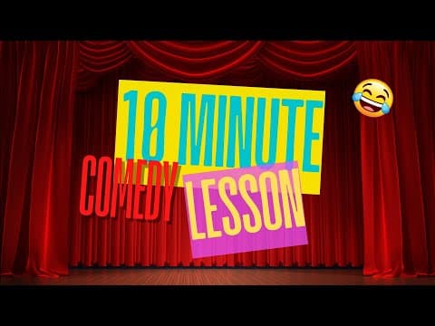 10-Minute Stand-Up Comedy Master Class thumbnail