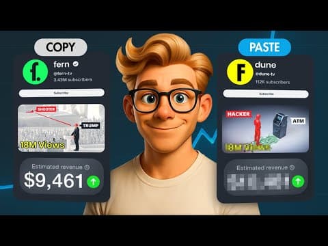 I Used AI to Copy an $80K/Month YouTube Channel [Full Breakdown] thumbnail