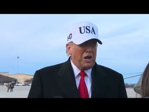 President Trump Gaggles with Press at Joint Base Andrews, Jan. 13, 2026 thumbnail