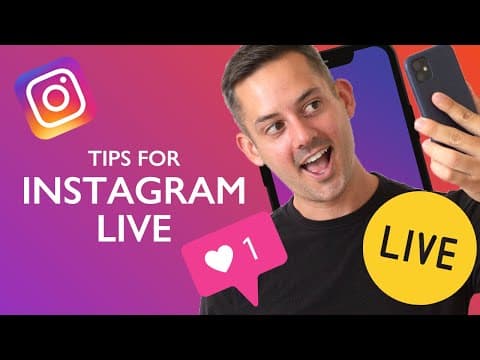 HOW TO GO LIVE ON INSTAGRAM 2020 thumbnail