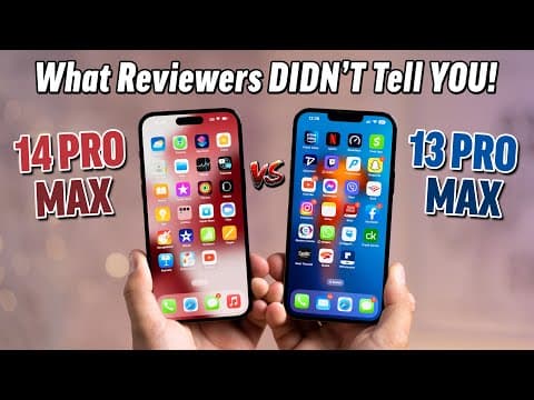 iPhone 14 Pro Max vs 13 Pro Max - Ultimate Comparison! thumbnail
