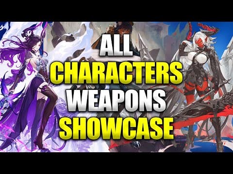 ALL CHARACTERS AND WEAPONS! Duet Night Abyss Showcase! thumbnail