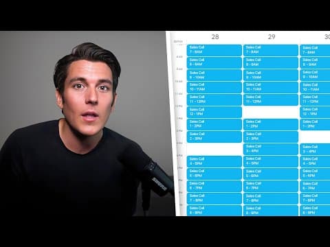 93 sales calls in 30 days with cold email | How to write the perfect script thumbnail
