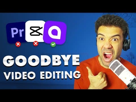 Forget CapCut, This AI App Actually Does Automatic Video Editing! thumbnail