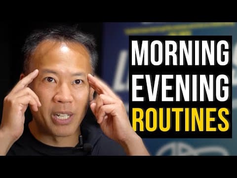 The 4 Elements of my Morning and Evening Routine | Jim Kwik thumbnail