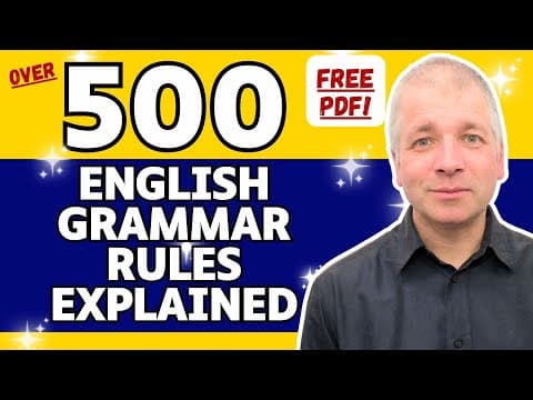 500 English Grammar Rules Explained thumbnail