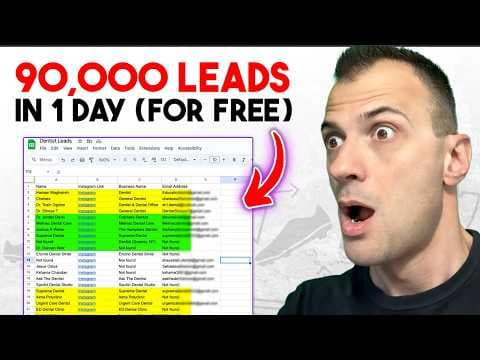 How to Generate Leads (FOR FREE) Using ChatGPT thumbnail