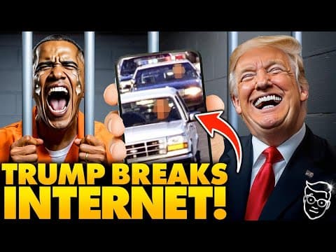 Trump Posts Photo Comparing Barack Obama to Murderer OJ Simpson, Internet Snaps | ‘Fat’ JD Vance too thumbnail