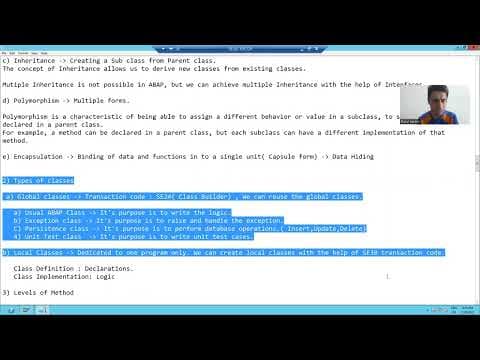 1 - ABAP OOPS - Introduction thumbnail
