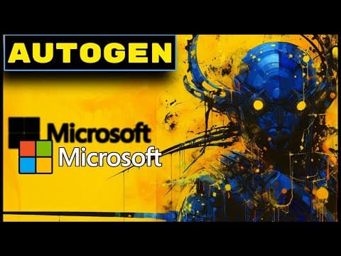AutoGen Tutorial 🔥 How to Build POWERFUL AI Agents thumbnail
