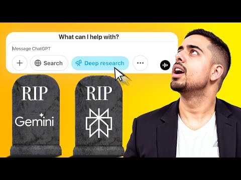 The Definitive Guide to ChatGPT Deep Research (versus Gemini and Perplexity) thumbnail